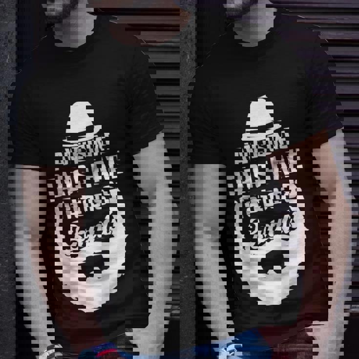 Awesome Dads Have Tattoos And Beards Father Day T-shirt Gifts for Him Awesome Dads Have Tattoos And Beards Father Day T-shirt Gifts for Him