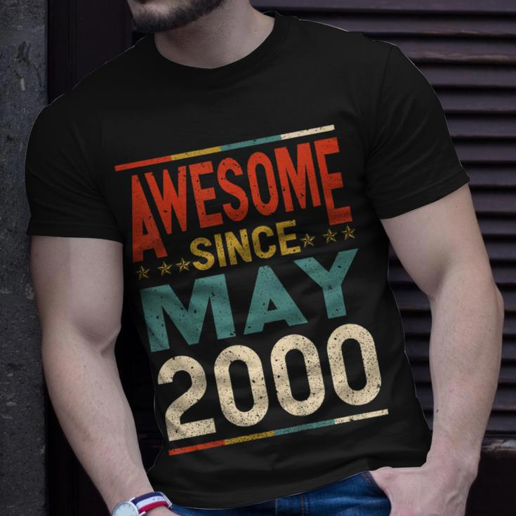 Awesome Since May 2000 Shirt 2000 19Th Birthday Shirt Unisex T-Shirt Gifts for Him