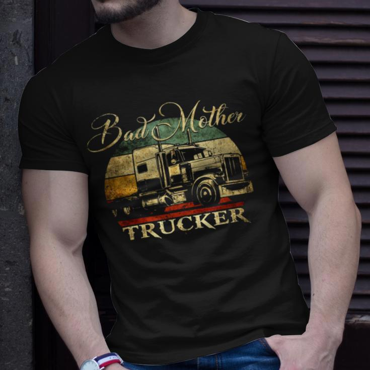 Bad Mother Trucker V2 Unisex T-Shirt Gifts for Him