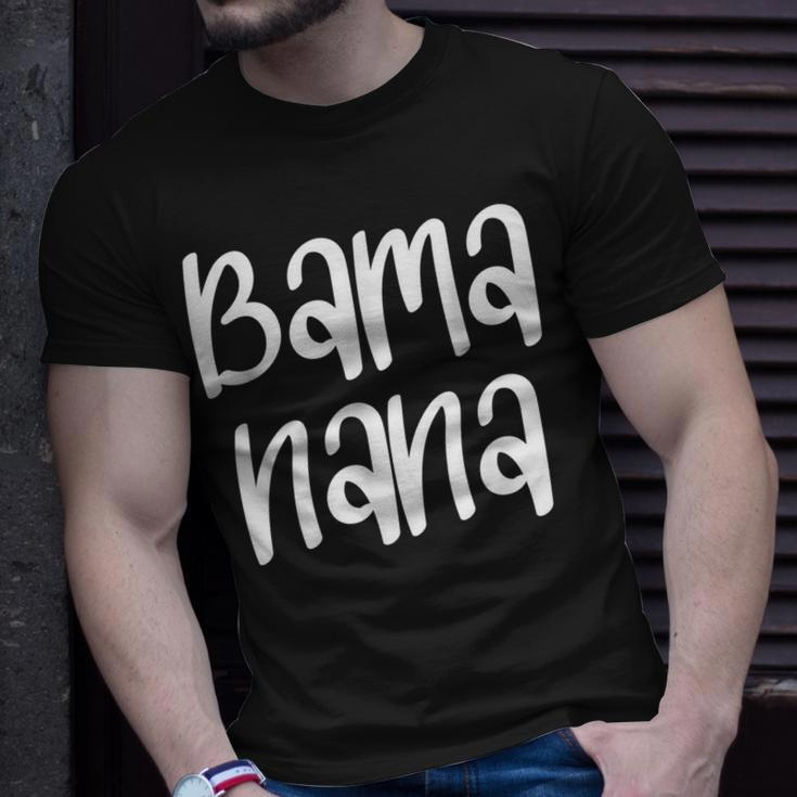 Bama Nana Family Matching Football Sports Alabama Grandma Unisex T-Shirt Gifts for Him