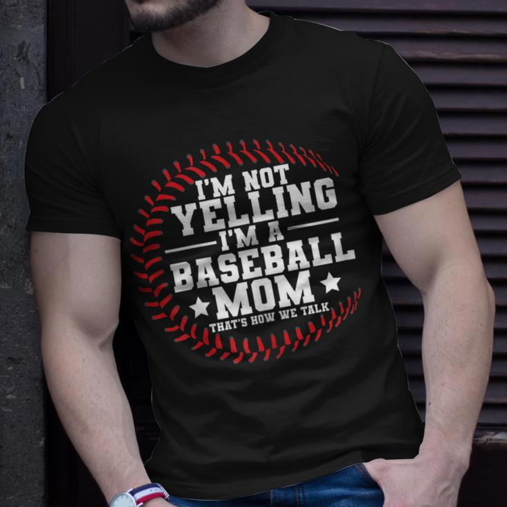 Baseball Humor Design For A Baseball Mom Gift For Womens Unisex T-Shirt Gifts for Him