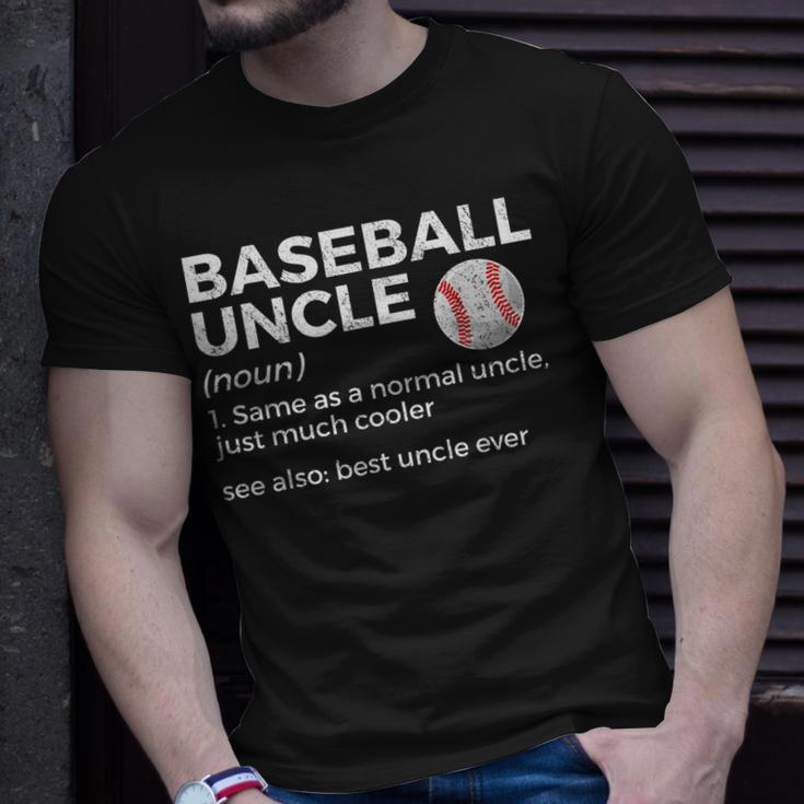 Baseball Uncle Definition Best Uncle Ever Unisex T-Shirt Gifts for Him