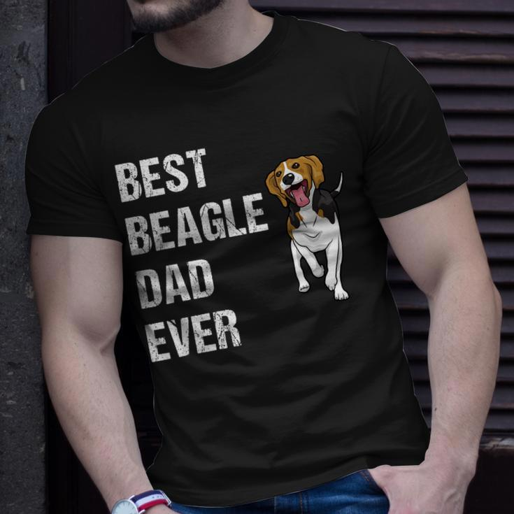 Beagle Best Beagle Dad Ever Unisex T-Shirt Gifts for Him