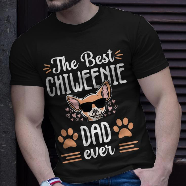 Best Chiweenie Dad Cute Dog Puppy Owner Love Lover Gift Men Unisex T-Shirt Gifts for Him