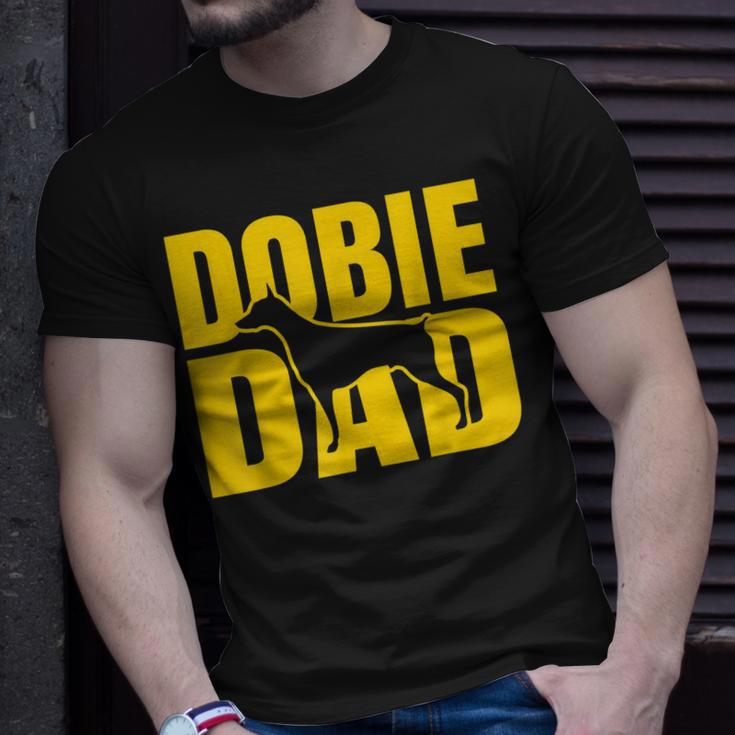 Best Dobie Dad Ever Doberman Pinscher Dog Father Pet Gifts Unisex T-Shirt Gifts for Him