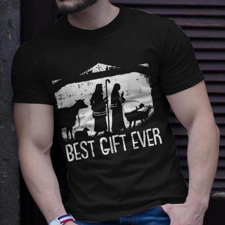 Best Ever Christmas Cool Jesus Nativity Scene Christian Unisex T-Shirt Gifts for Him