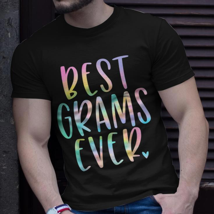 Best Grams Ever Gifts Grandma Mothers Day Tie Dye Unisex T-Shirt Gifts for Him