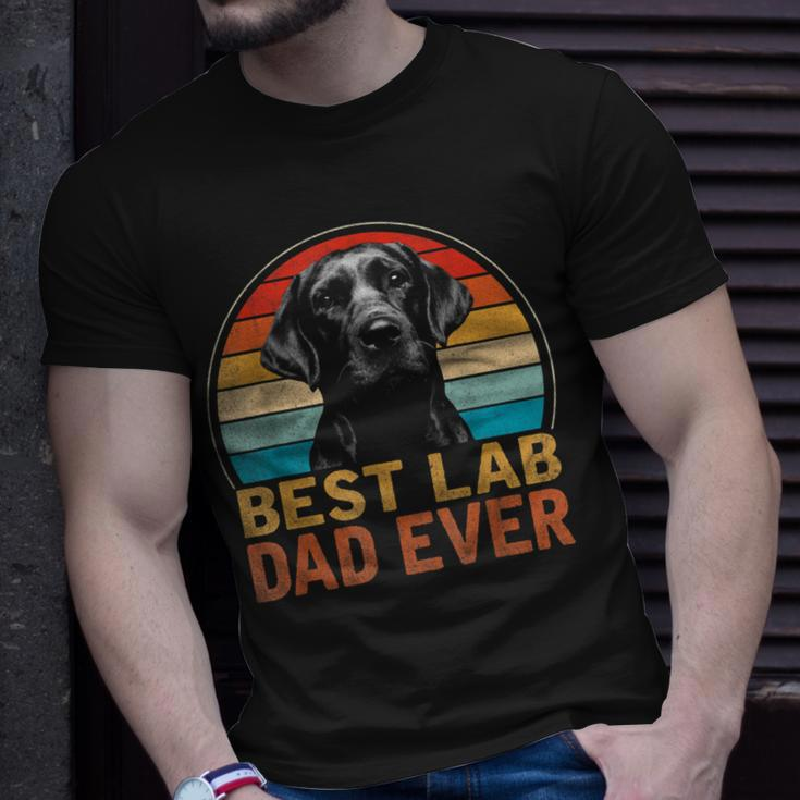 Best Lab Dad Ever Black Labrador Lover Fathers Day Gift For Mens Unisex T-Shirt Gifts for Him