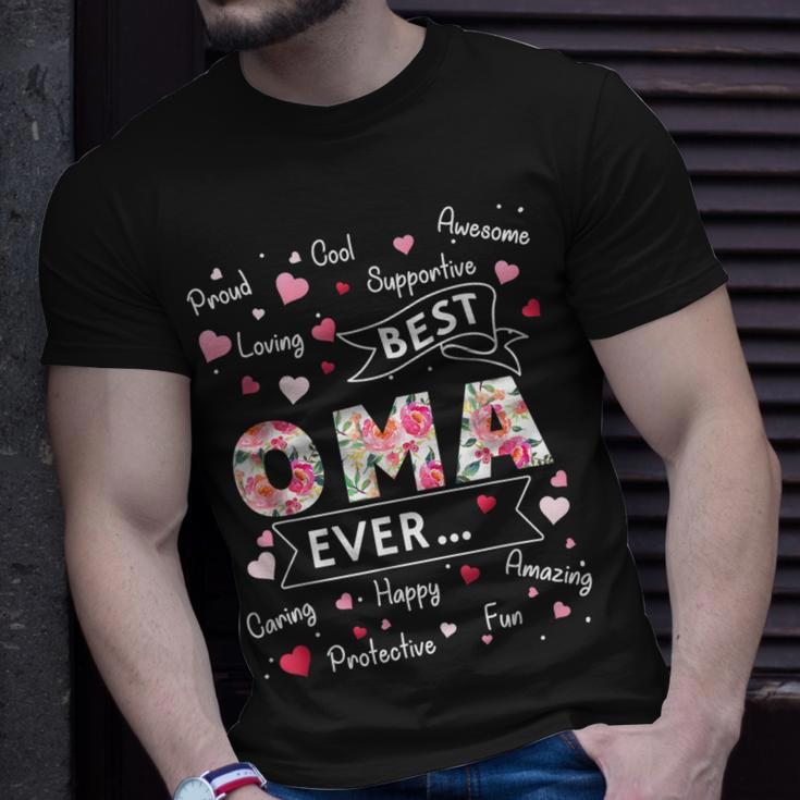 Best Oma Ever Funny First Time Grandma Mothers Day Unisex T-Shirt Gifts for Him