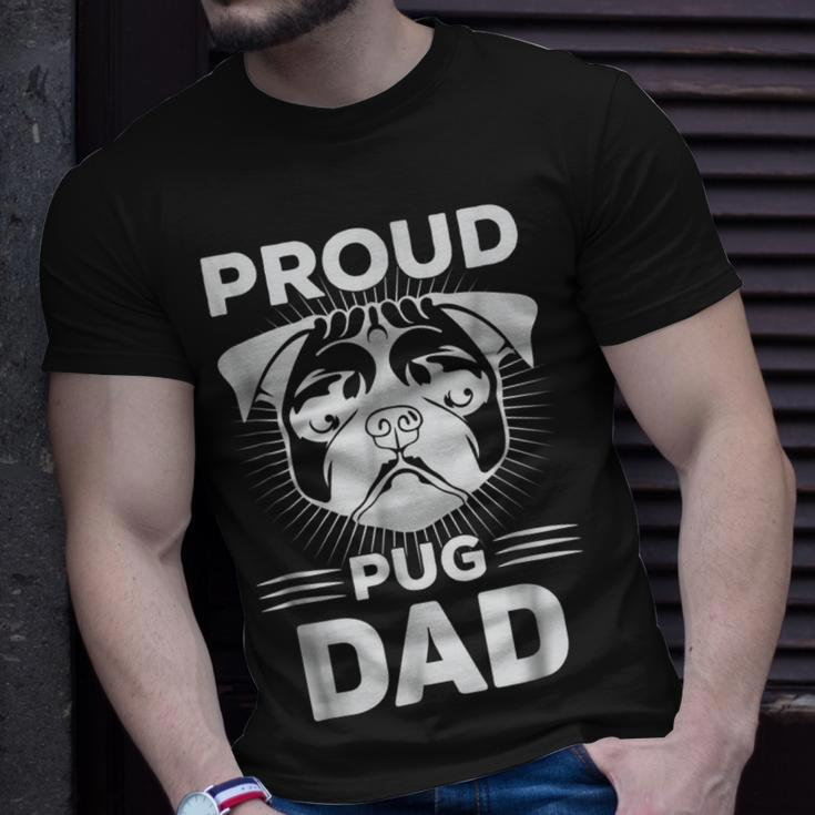 Best Pug Dad Ever Dog Lover FunnyUnisex T-Shirt Gifts for Him