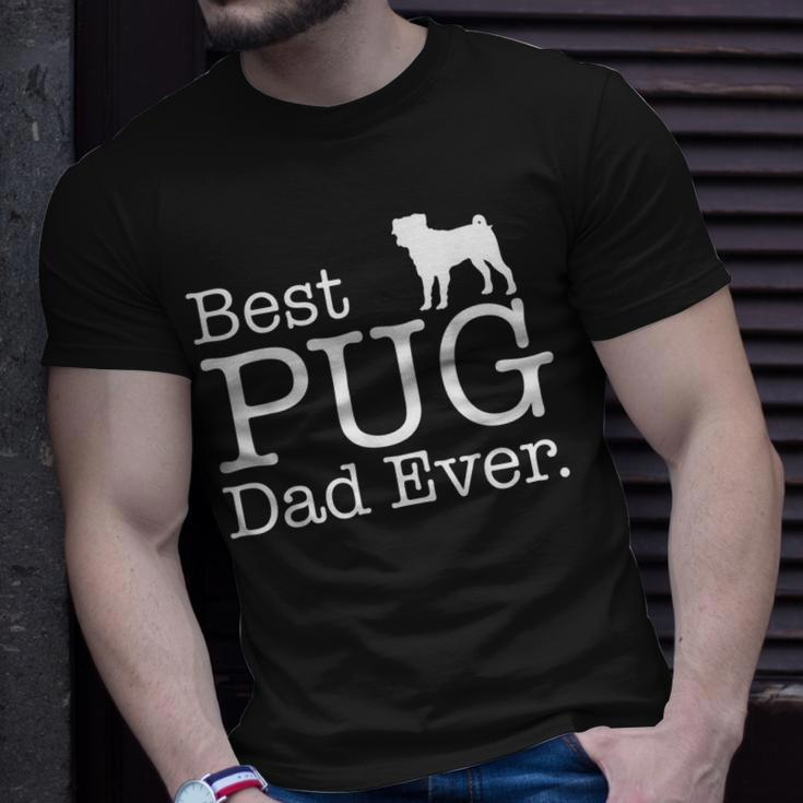 Best Pug Dad EverFunny Pet Kitten Animal Parenting Unisex T-Shirt Gifts for Him