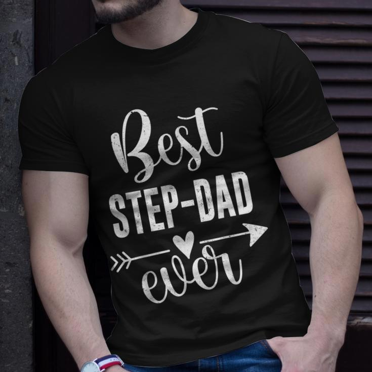 Best Stepdad Ever Fathers Day Present For Stepdad Men Unisex T-Shirt Gifts for Him