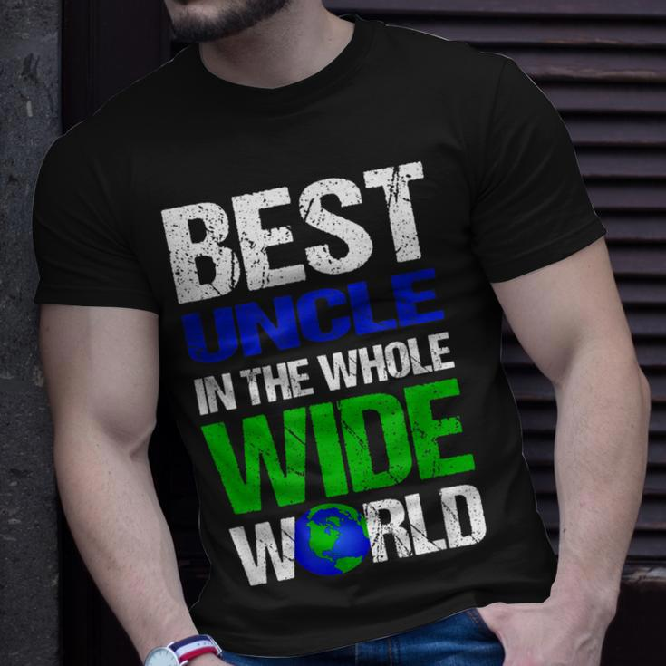 Best Uncle In The Whole Wide World Unisex T-Shirt Gifts for Him