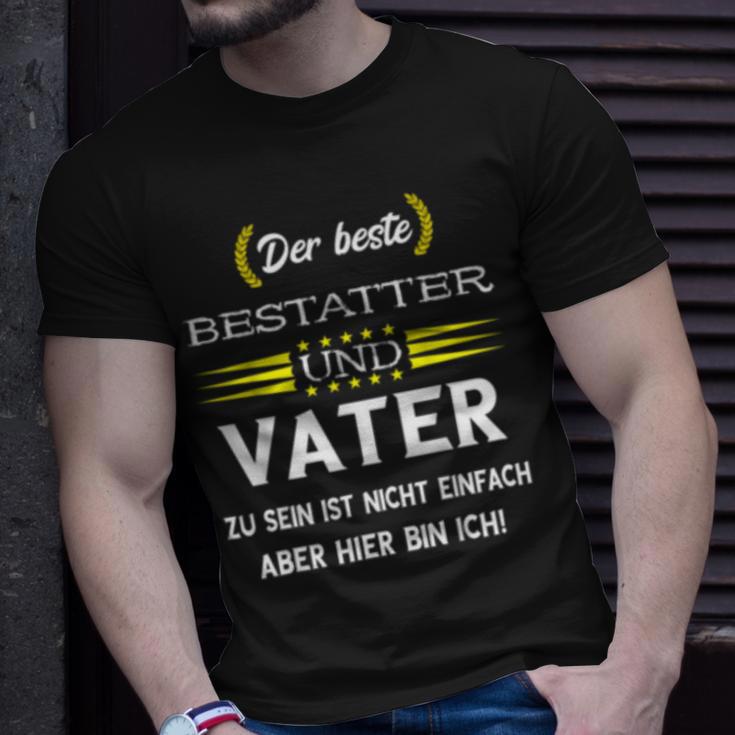 Bestatter Vater T-Shirt, Herren Friedhof Motiv Tee Geschenke für Ihn