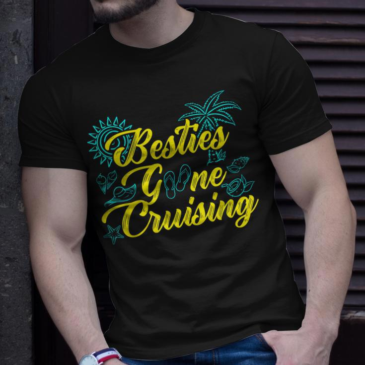 Besties Gone Cruise Matching Girls Trip Cruising Vacation Unisex T-Shirt Gifts for Him