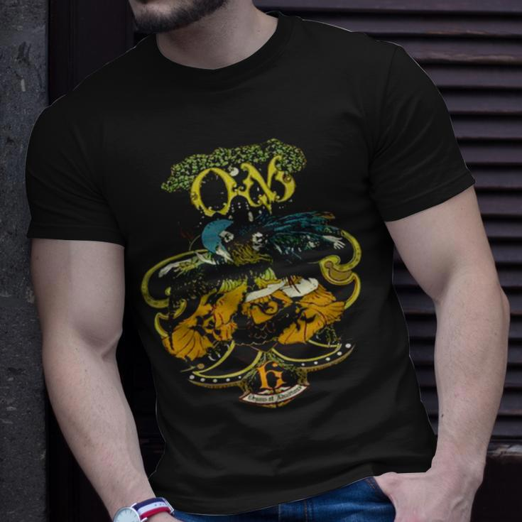 Bhima’S Theme Om Band Unisex T-Shirt Gifts for Him