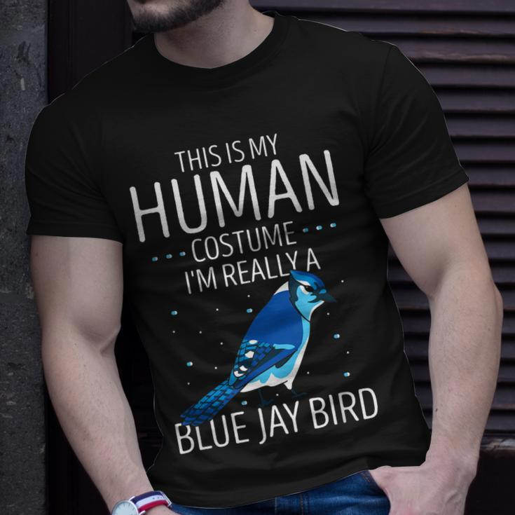 Blauhäher Menschliches Kostüm T-Shirt, Stellers Jay Tierisches Design Geschenke für Ihn
