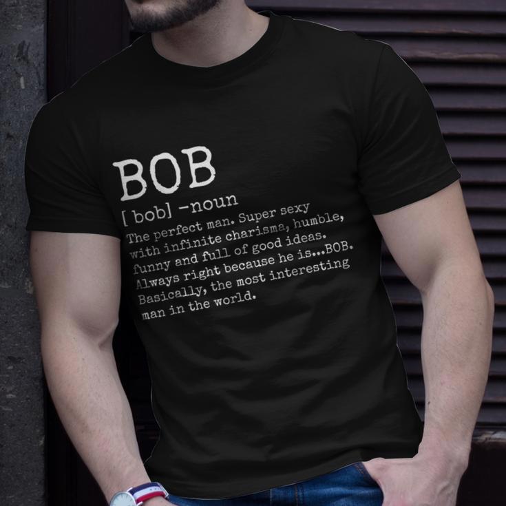 Bob Definition Funny Name Birthday Adult Retro Vintage Unisex T-Shirt ...