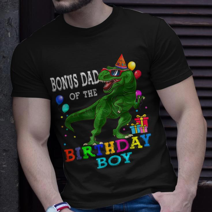 Bonus Dad Of The Birthday BoyRex Rawr Dinosaur Birthday Bbjvlc Unisex T-Shirt Gifts for Him