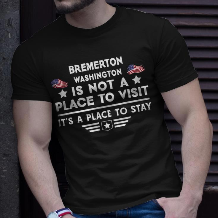 Bremerton Washington Ort Besuchen Bleiben Usa City T-Shirt Geschenke für Ihn