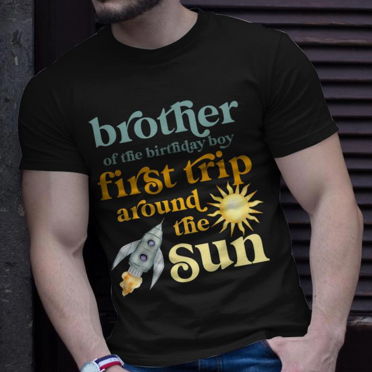 Brother Outer Space 1St Birthday First Trip Around The Sun T-Shirt Gifts for Him