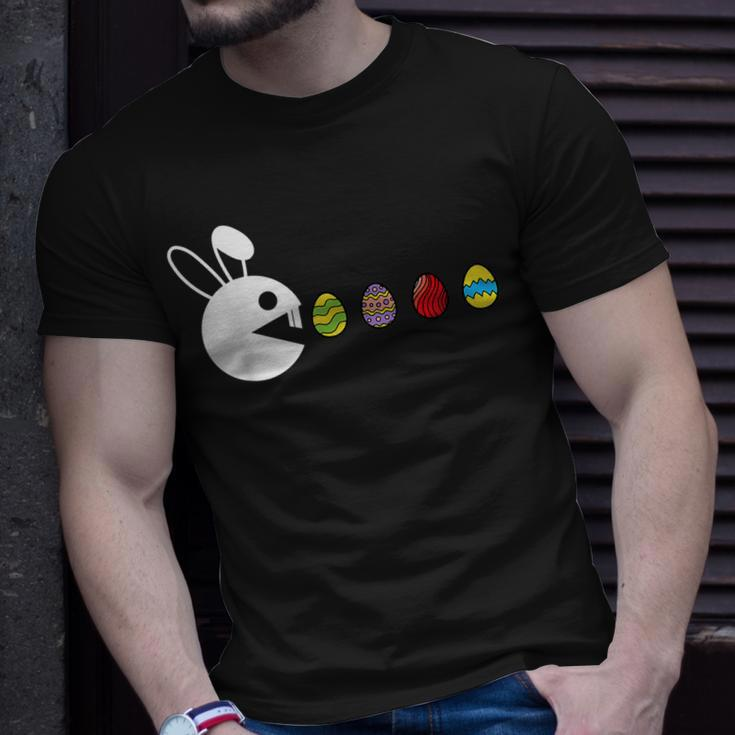 Bunny Happy Easter Egg Hunting Video-Game Gamer Unisex T-Shirt Gifts for Him