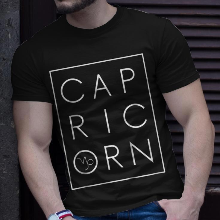 Capricorn Shirt Zodiac Sign Astrology Tshirt Birthday Gift Unisex T-Shirt Gifts for Him