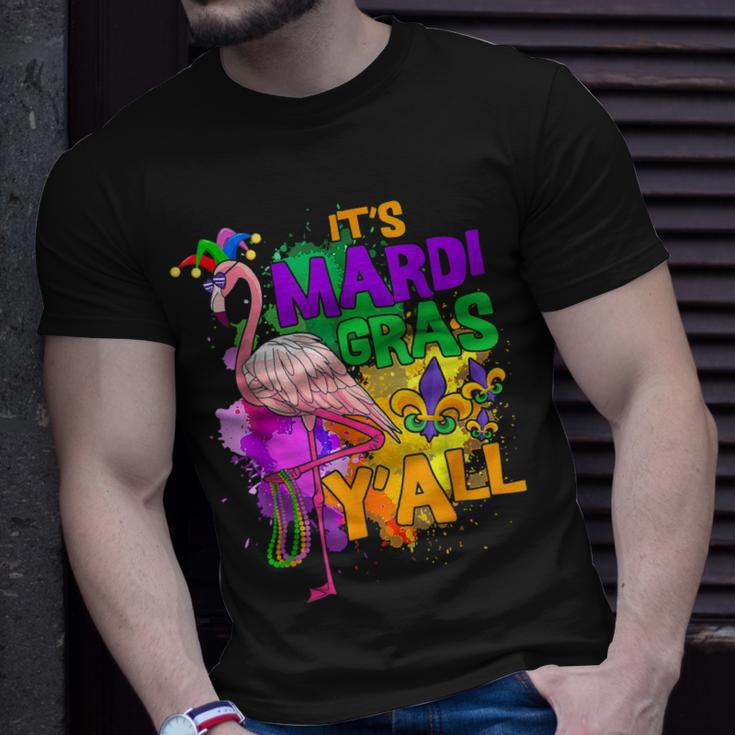 Carnival Party Idea Flamingo Mardi Gras V5 T-Shirt Gifts for Him