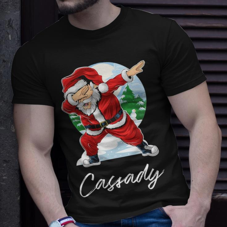 Cassady Name Gift Santa Cassady Unisex T-Shirt Gifts for Him
