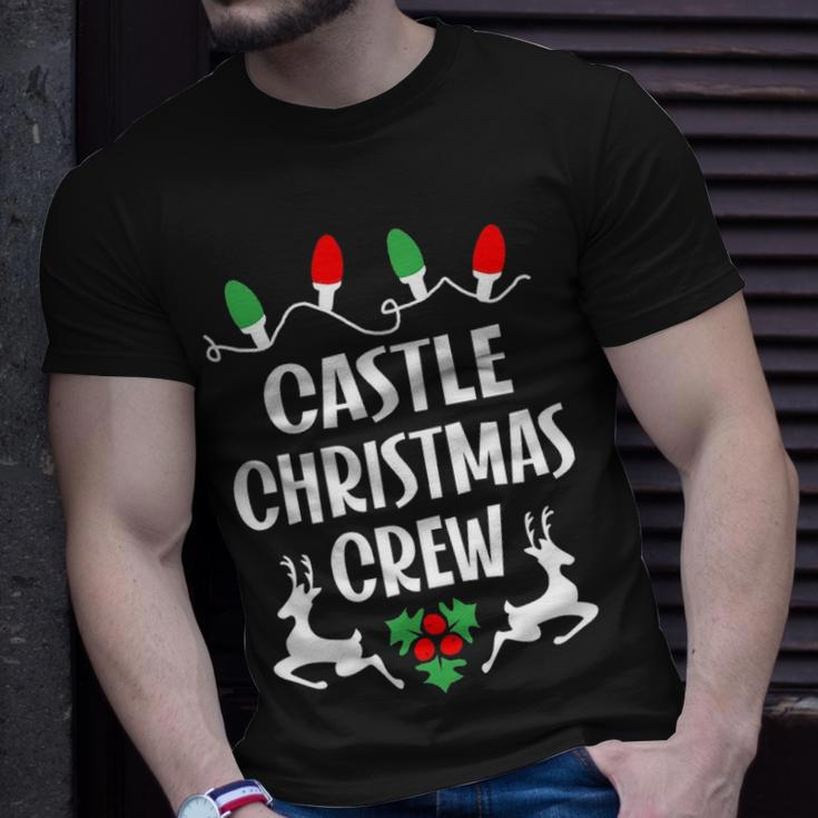 Castle Name Gift Christmas Crew Castle Unisex T-Shirt Gifts for Him