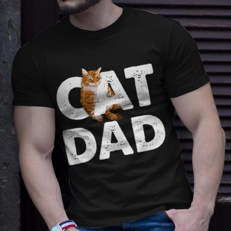 Cat Dad V3 Unisex T-Shirt Gifts for Him