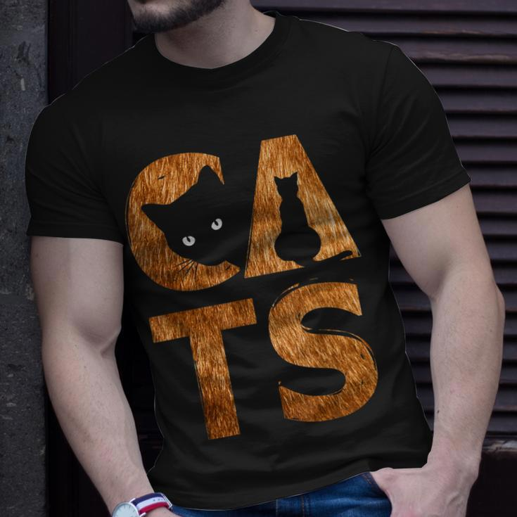 Cats Katzen- Liebe Besitzer Freund Statement Niedlich T-Shirt Geschenke für Ihn