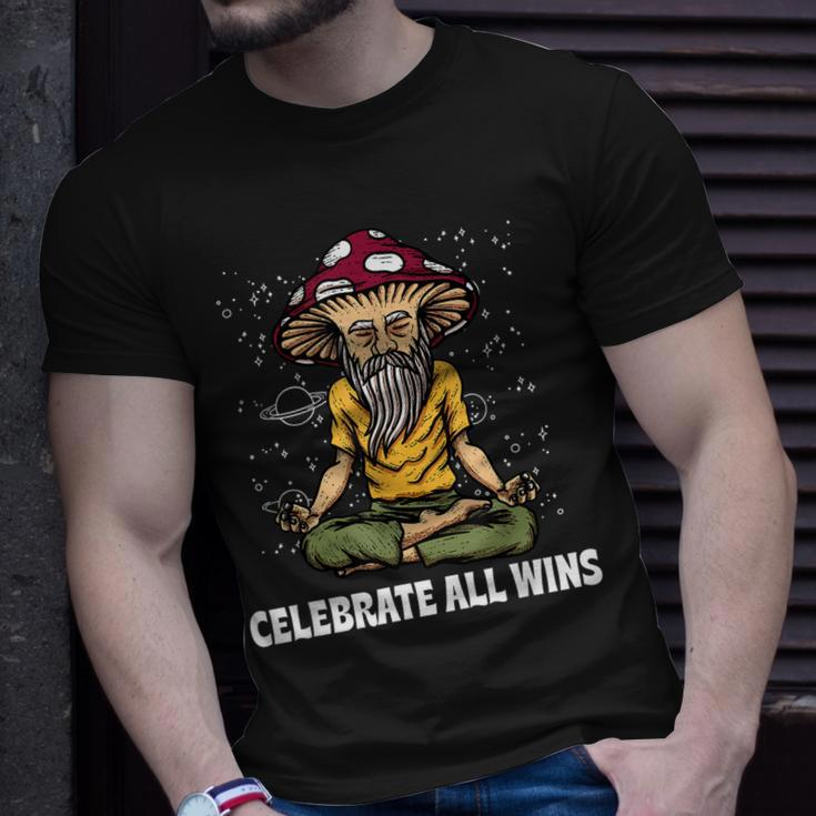 Celebrate All Wins Motivierendes Zitat Happiness T-Shirt Geschenke für Ihn