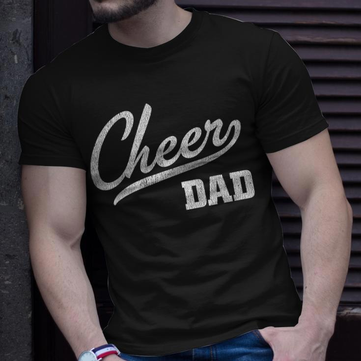 Mens Cheerleading Dad Proud Cheer Dad T-Shirt Gifts for Him