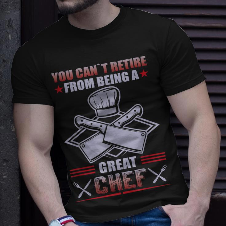 Chef Hat Cook Retirement Cooking T-shirt Gifts for Him