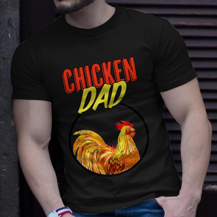 Chicken Dad V2 Unisex T-Shirt Gifts for Him