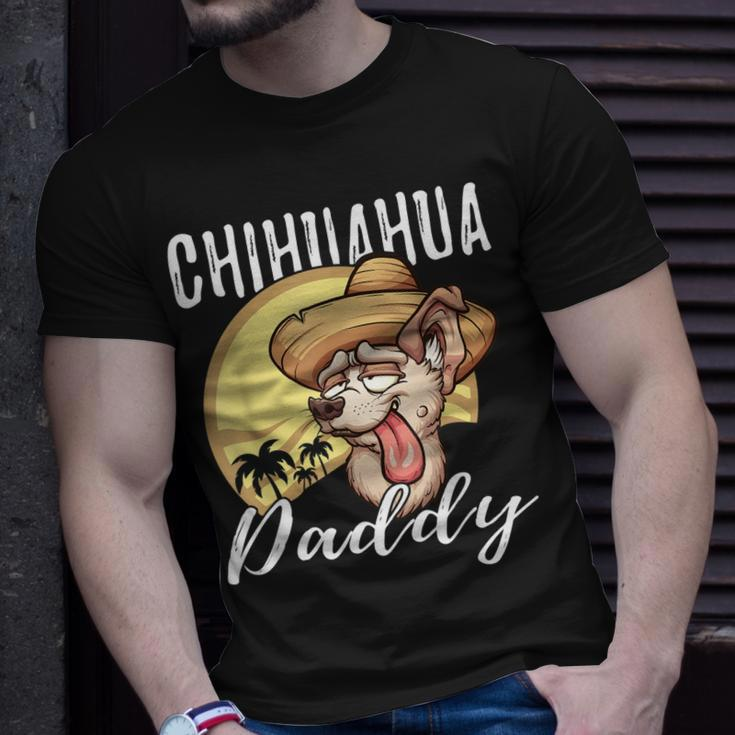 Chihuahua Daddy Dog Dad Father Gift Unisex T-Shirt Gifts for Him