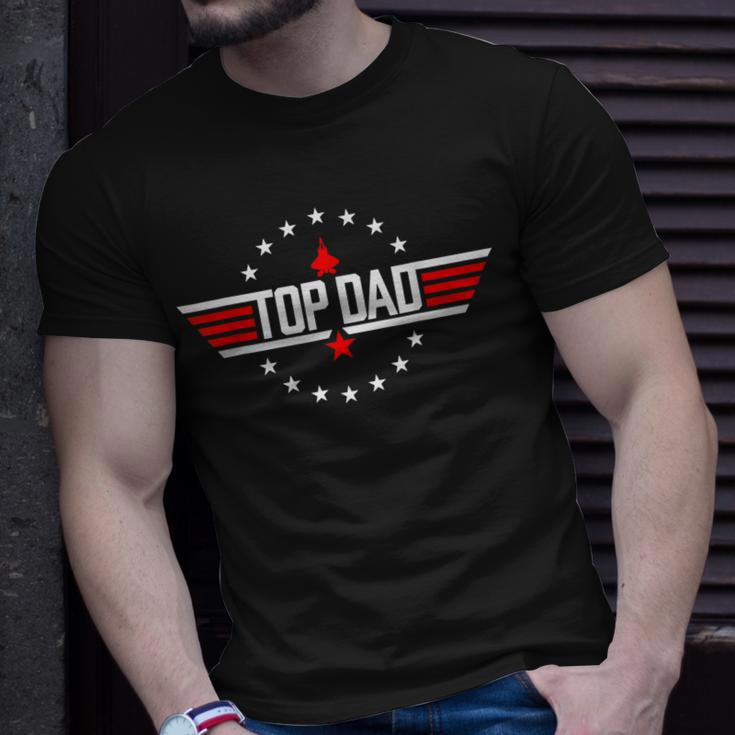 Christmas Birthday For Top Dad Birthday Gun Jet Fathers Day Gift For Mens Unisex T-Shirt Gifts for Him