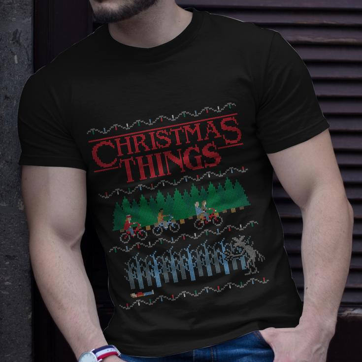 Christmas Things Ugly Christmas Sweater Unisex T-Shirt Gifts for Him