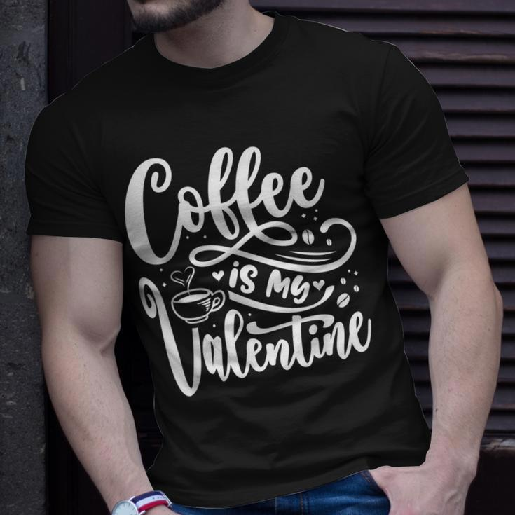 Coffee Is My Valentine Coffee Lover Valentines Present T-Shirt Gifts for Him
