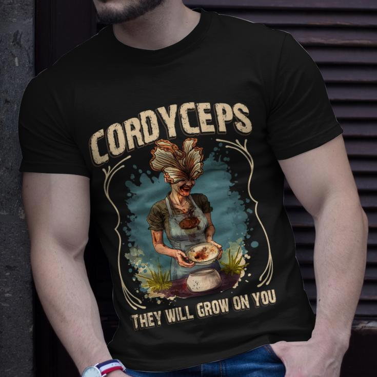 Cordyceps They Will Grow On You Unisex T-Shirt Gifts for Him