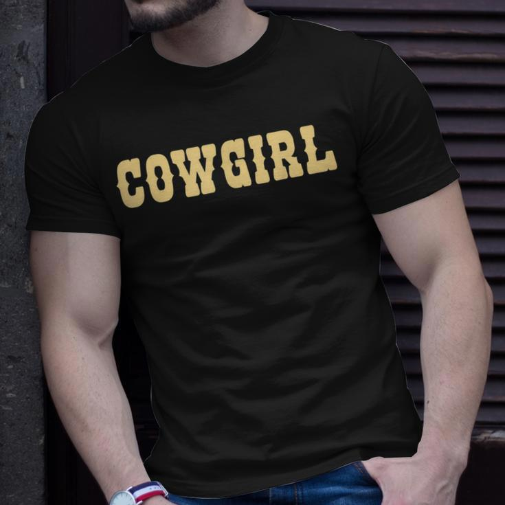 Cowgirl Brown Cowgirl Unisex T-Shirt Gifts for Him