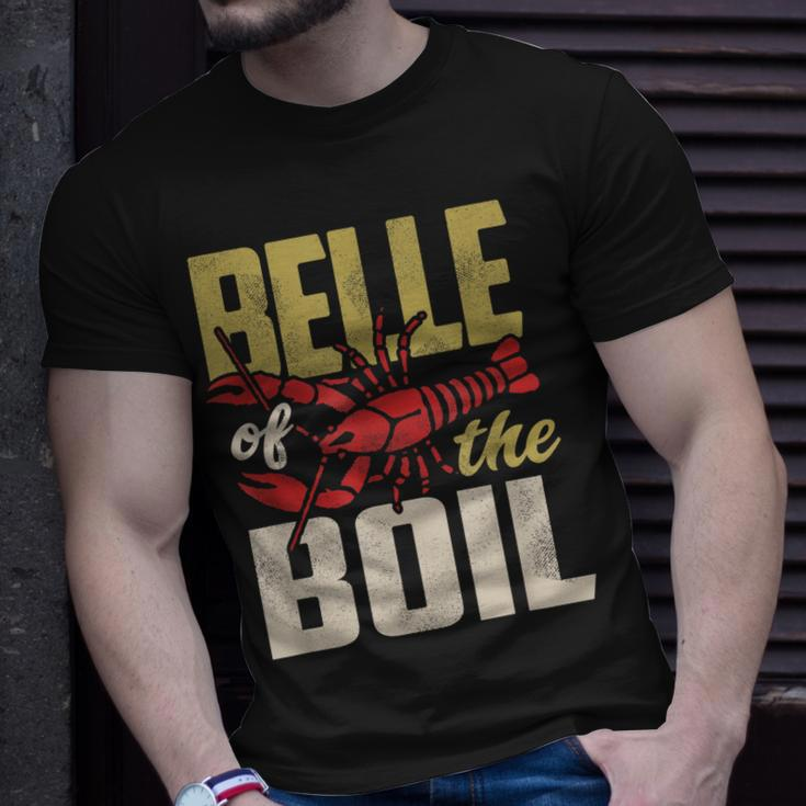 Crawfish Belle Of The Boil Funny Cajun Crayfish Queen Unisex T-Shirt Gifts for Him