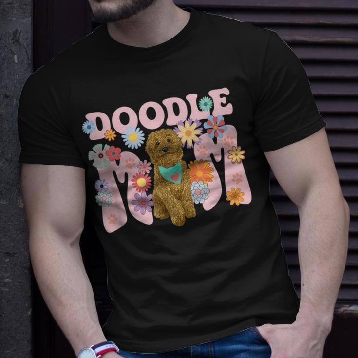 Cute Goldendoodle Doodle Dog Mom Design Women Unisex T-Shirt Gifts for Him