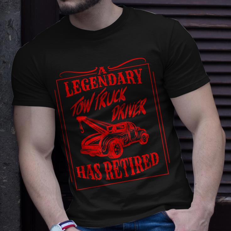 Cute A Legendary Tow Truck Driver Has Retired T-shirt Gifts for Him
