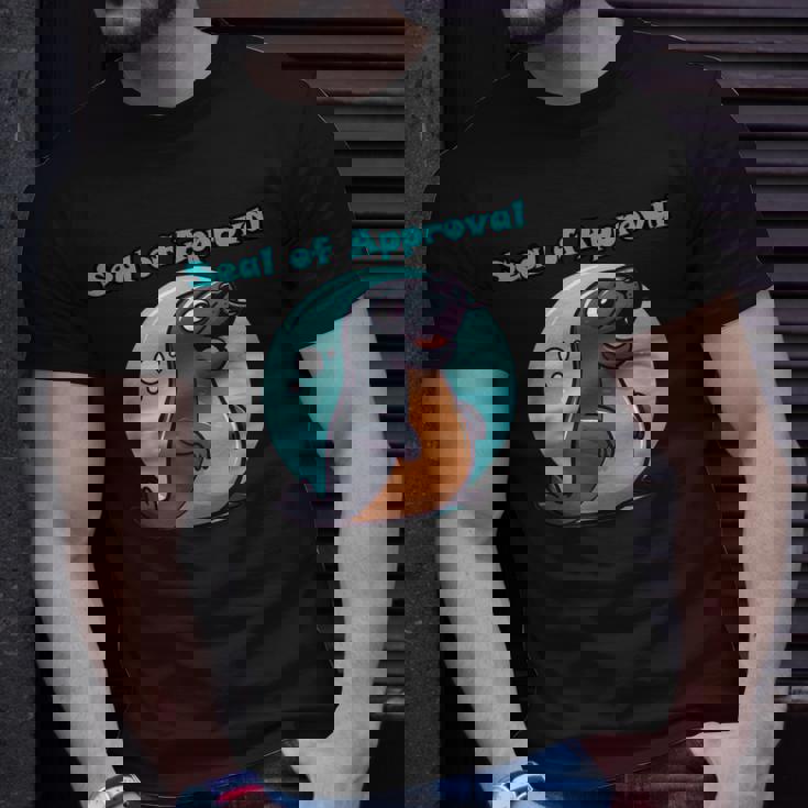 Cute Seal Of Approval Unisex T-Shirt Gifts for Him