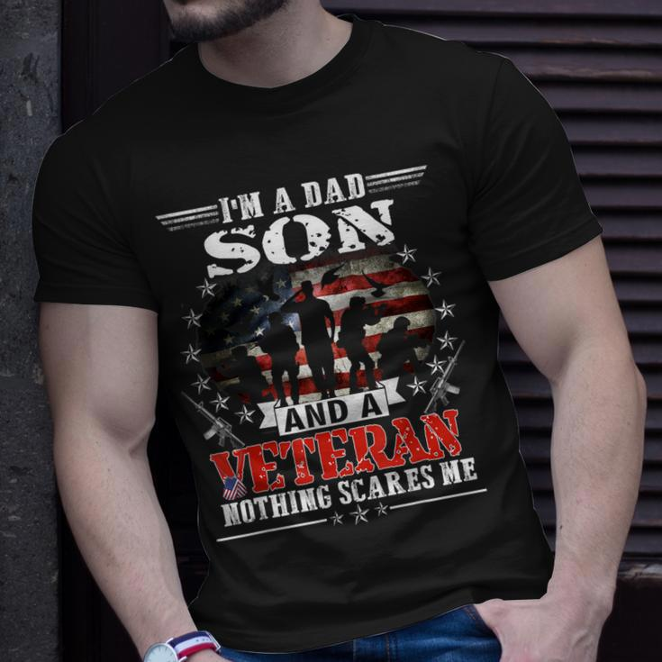 Im A Dad Son Veteran Memorial Day Patrioitc Mens T-Shirt Gifts for Him