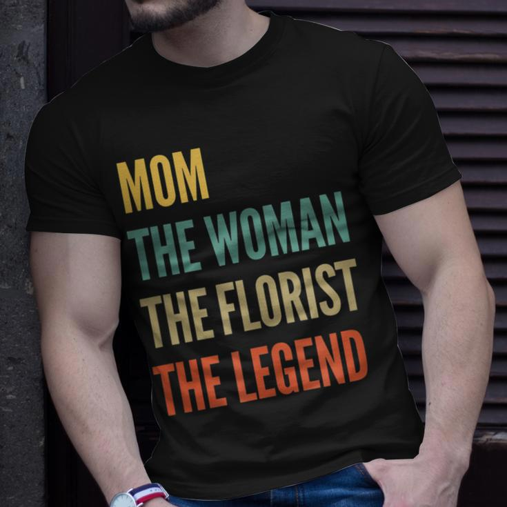 Damen Die Mutter Die Frau Die Floristin Die Legende T-Shirt Geschenke für Ihn