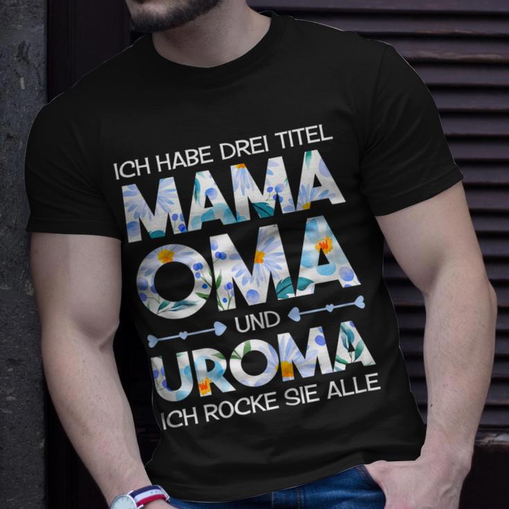 Damen Mama Oma Uroma Rocke Muttertagsgeschenk Mutter Spruch T-Shirt Geschenke für Ihn