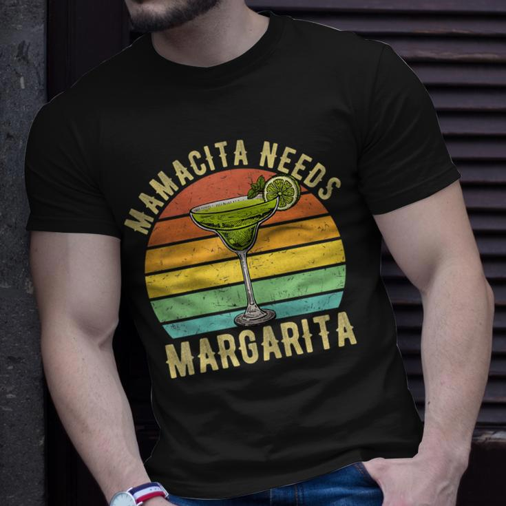 Damen Mamacita Needs A Margarita Lustiger Muttertag T-Shirt Geschenke für Ihn